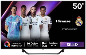 TV 50″ 50A7NQ UHD QLED STV HISENSE